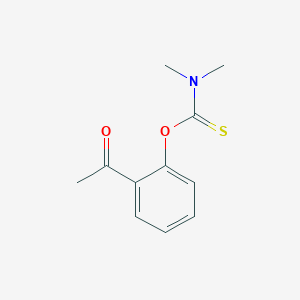 molecular formula C11H13NO2S B12012790 O-(2-acetylphenyl) dimethylcarbamothioate CAS No. 14786-83-5