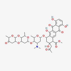 molecular formula C43H51NO17 B1201285 1-Hydroxysulfurmycin B CAS No. 79217-18-8