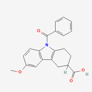 molecular formula C21H19NO4 B1201291 Oxarbazole CAS No. 35578-20-2