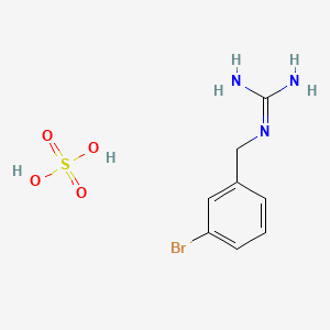 B1201295 3-Bromobenzylguanidinium sulphate CAS No. 90151-50-1