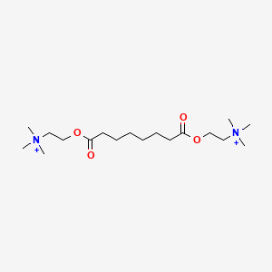 molecular formula C18H38N2O4+2 B1201299 Suberyldicholine 