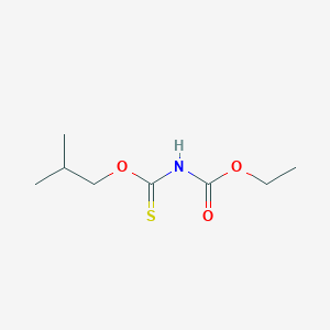 molecular formula C8H15NO3S B012013 ethyl N-(2-methylpropoxycarbothioyl)carbamate CAS No. 103122-66-3