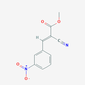 molecular formula C11H8N2O4 B12013164 methyl (2E)-2-cyano-3-(3-nitrophenyl)-2-propenoate 