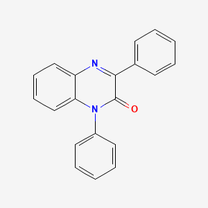 molecular formula C20H14N2O B12013326 2(1H)-Quinoxalinone, 1,3-diphenyl- CAS No. 16194-28-8