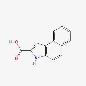 molecular formula C13H9NO2 B1201345 3H-Benzo[e]indole-2-carboxylic acid CAS No. 50536-72-6