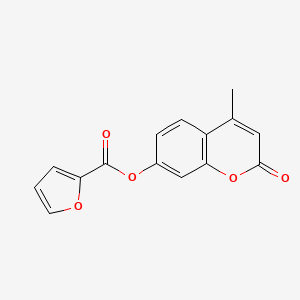 (4-Methyl-2-oxochromen-7-yl) furan-2-carboxylate