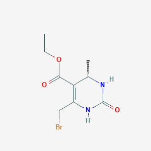 molecular formula C9H13BrN2O3 B1201349 Ethyl 6-(bromomethyl)-2-hydroxy-4-methyl-1,4-dihydropyrimidine-5-carboxylate 