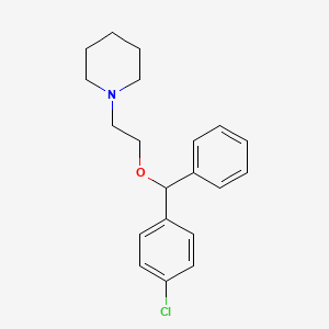 molecular formula C20H25Cl2NO B1201353 Cloperastine Hydrochloride CAS No. 3703-76-2