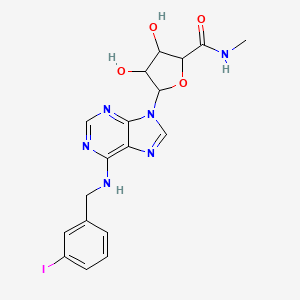 molecular formula C18H19IN6O4 B1201354 IB-MECA 