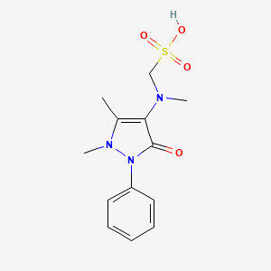 molecular formula C13H17N3O4S B1201355 Metamizole CAS No. 50567-35-6
