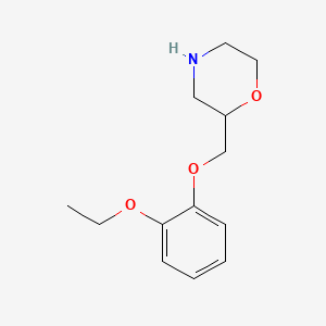 molecular formula C13H19NO3 B1201356 Viloxazine CAS No. 46817-91-8