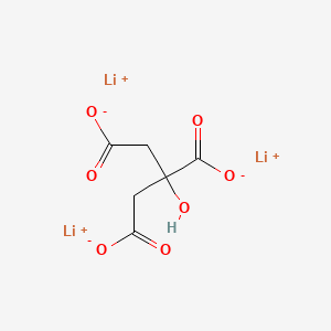 molecular formula C6H5Li3O7 B1201360 Lithium citrate CAS No. 919-16-4