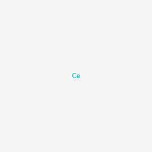 molecular formula Ce B1201363 Cerium CAS No. 7440-45-1
