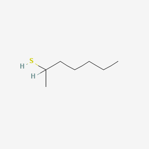 molecular formula C7H16S B1201368 2-Heptanethiol CAS No. 628-00-2