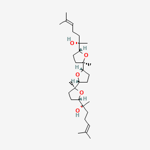molecular formula C30H52O5 B1201369 Teurilene CAS No. 96304-92-6