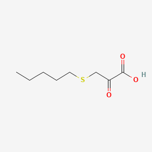 3-(Pentylthio)pyruvic acid