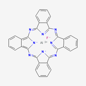 molecular formula C32H16AlFN8 B1201378 Fluoroaluminum phthalocyanine CAS No. 51961-93-4
