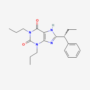 3,7-Dihydro-8-(1-phenylpropyl)-1,3-dipropyl-1H-purine-2,6-dione