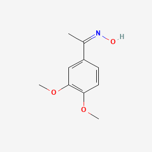 molecular formula C10H13NO3 B12013860 1-(3,4-Dimethoxyphenyl)ethan-1-one oxime CAS No. 75906-46-6