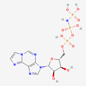molecular formula C12H17N6O12P3 B1201387 Ethenoadenylyl imidodiphosphate CAS No. 78368-53-3