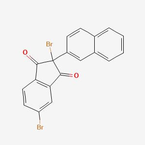 2,5-Dibromo-2-(2-naphthyl)-1,3-indandione