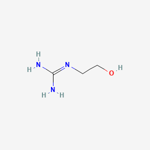 molecular formula C3H9N3O B1201403 1-(2-羟乙基)胍 CAS No. 4353-52-0