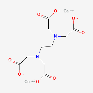 Acetic acid, (ethylenedinitrilo)tetra-, calcium copper complex