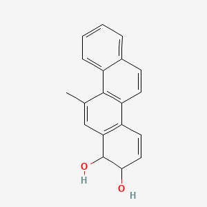 molecular formula C19H16O2 B1201406 7,8-Dihydro-7,8-dihydroxy-5-methylchrysene CAS No. 67523-22-2