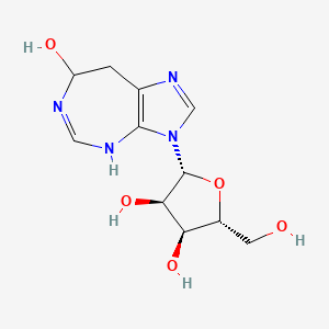 molecular formula C11H16N4O5 B1201412 Isocoformycin CAS No. 67187-35-3