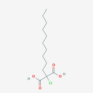 molecular formula C13H23ClO4 B12014133 2-Chloro-2-decylmalonic acid CAS No. 387361-85-5