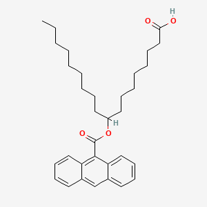 molecular formula C33H44O4 B1201415 9-(9-Anthroyloxy)stearic acid CAS No. 69243-44-3