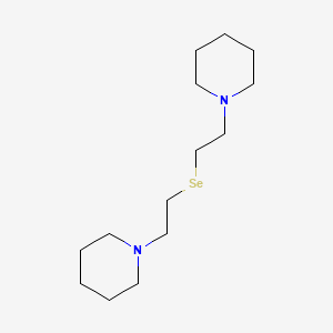 B1201426 Di-beta-(piperidinoethyl)selenide CAS No. 83616-21-1