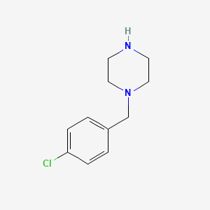 molecular formula C11H15ClN2 B1201428 1-(4-Chlorobenzyl)piperazine CAS No. 23145-88-2