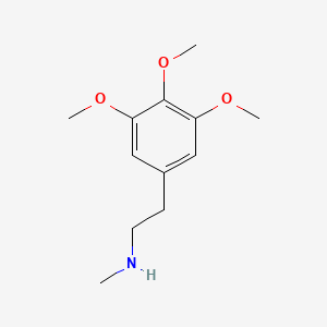 molecular formula C12H20ClNO3 B1201431 N-Methylmescaline hydrochloride CAS No. 4838-96-4