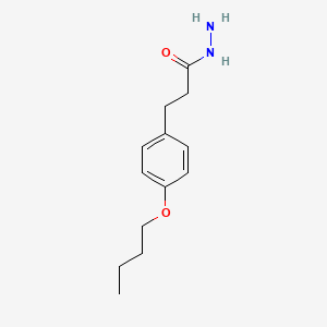 molecular formula C13H20N2O2 B1201433 3-(4-Butoxyphenyl)propionyl hydrazide CAS No. 89790-07-8