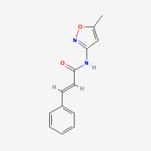 molecular formula C13H12N2O2 B1201437 N-(5-methyl-3-isoxazolyl)-3-phenylacrylamide 