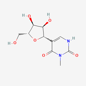 molecular formula C10H14N2O6 B1201438 3-Methylpseudouridine CAS No. 81691-06-7