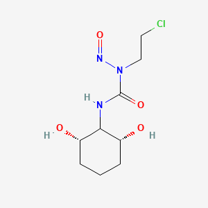 molecular formula C9H16ClN3O4 B1201440 N-(2-Chloroethyl)-N'-(2,6-dihydroxycyclohexyl)-N-nitrosourea CAS No. 58484-17-6