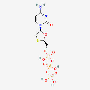 molecular formula C8H14N3O12P3S B1201447 Lamivudine Triphosphate 