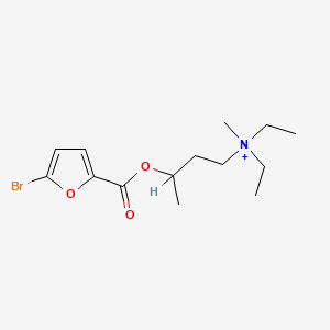 molecular formula C14H23BrNO3+ B1201452 Fubrogonium CAS No. 26660-74-2