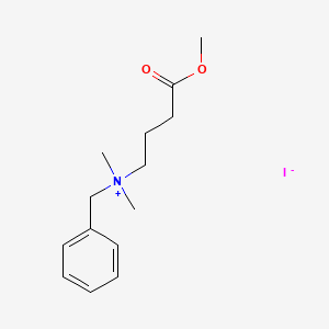 molecular formula C14H22INO2 B12014552 N-Benzyl-4-methoxy-N,N-dimethyl-4-oxo-1-butanaminium iodide CAS No. 764659-97-4
