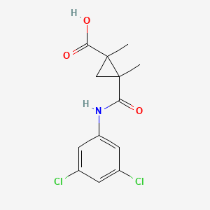 2-(3,5-Dichlorophenylcarbamoyl)-1,2-dimethylcyclopropane-1-carboxylic acid