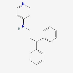 molecular formula C20H20N2 B1201462 Milverine CAS No. 75437-14-8