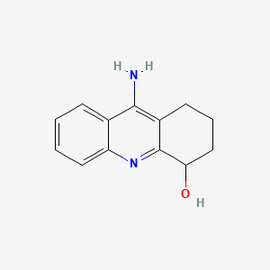 molecular formula C13H14N2O B1201467 9-Amino-1,2,3,4-tetrahydroacridin-4-ol CAS No. 130073-99-3
