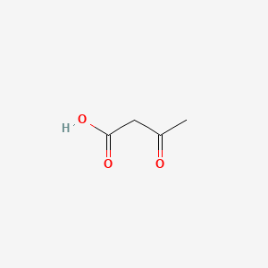 molecular formula C4H6O3 B1201470 乙酰乙酸 CAS No. 541-50-4