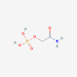 molecular formula C2H6NO5P B1201473 Acetamide, 2-(phosphonooxy)- CAS No. 65424-62-6