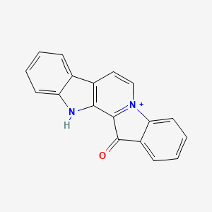molecular formula C18H11N2O+ B1201481 法斯卡普林 