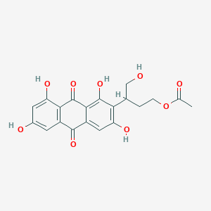 molecular formula C20H18O9 B1201499 Versiconol acetate 