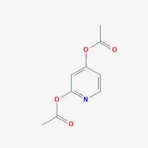 molecular formula C9H9NO4 B012015 (2-Acetyloxypyridin-4-yl) acetate CAS No. 103815-02-7
