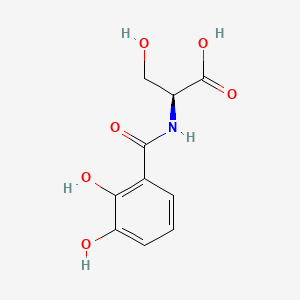 molecular formula C10H11NO6 B1201509 N-(2,3-dihydroxybenzoyl)-L-serine CAS No. 7724-78-9